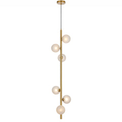 TFS 6 LT PENDANT 6x6wG9max KIT L1200 W265 H265 TEX 2m ANT GOLD/ FROST TEAR PATTERN
