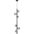 TFS 6 LT PENDANT 6x6wG9max KIT L1200 W265 H265 TEX 2m BLACK/ SMOKE PATTERN