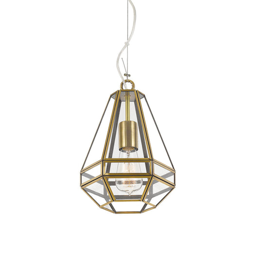 TFS 20 PENDANT 25wE27max D:200 H:300 ANTIQUE BRASS