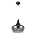 TFS 30 PENDANT 40wE27max D:300H:270 cab:1.5m BLACK/SMOKE GLASS