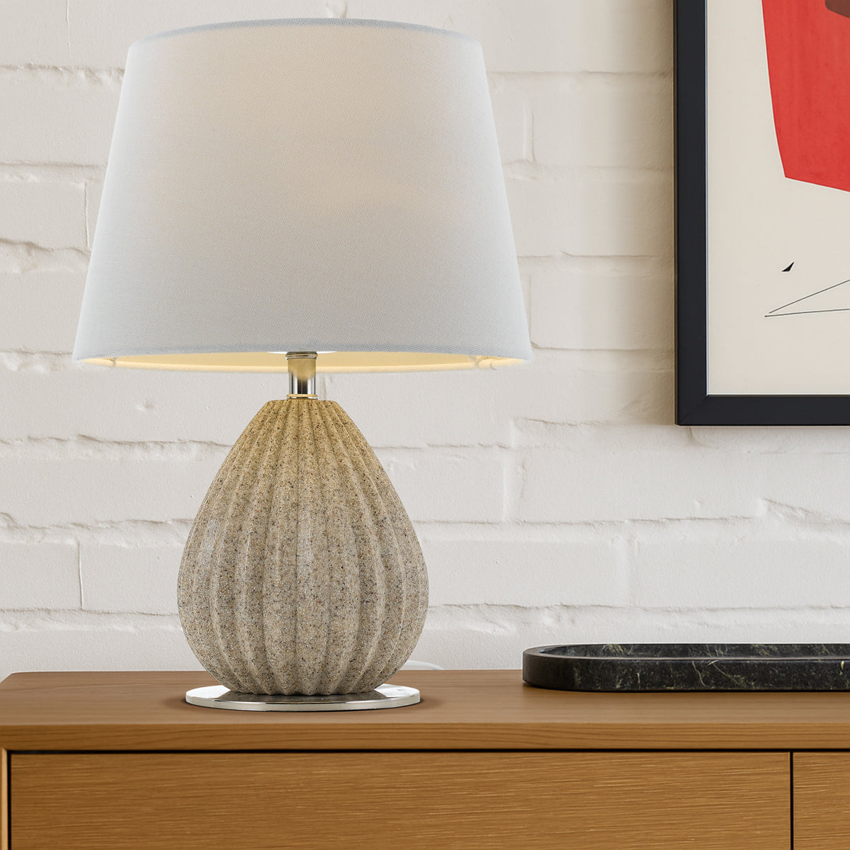 TFS TABLE LAMP 40wE27max D:260 H:400 NK CREAM VANILLA
