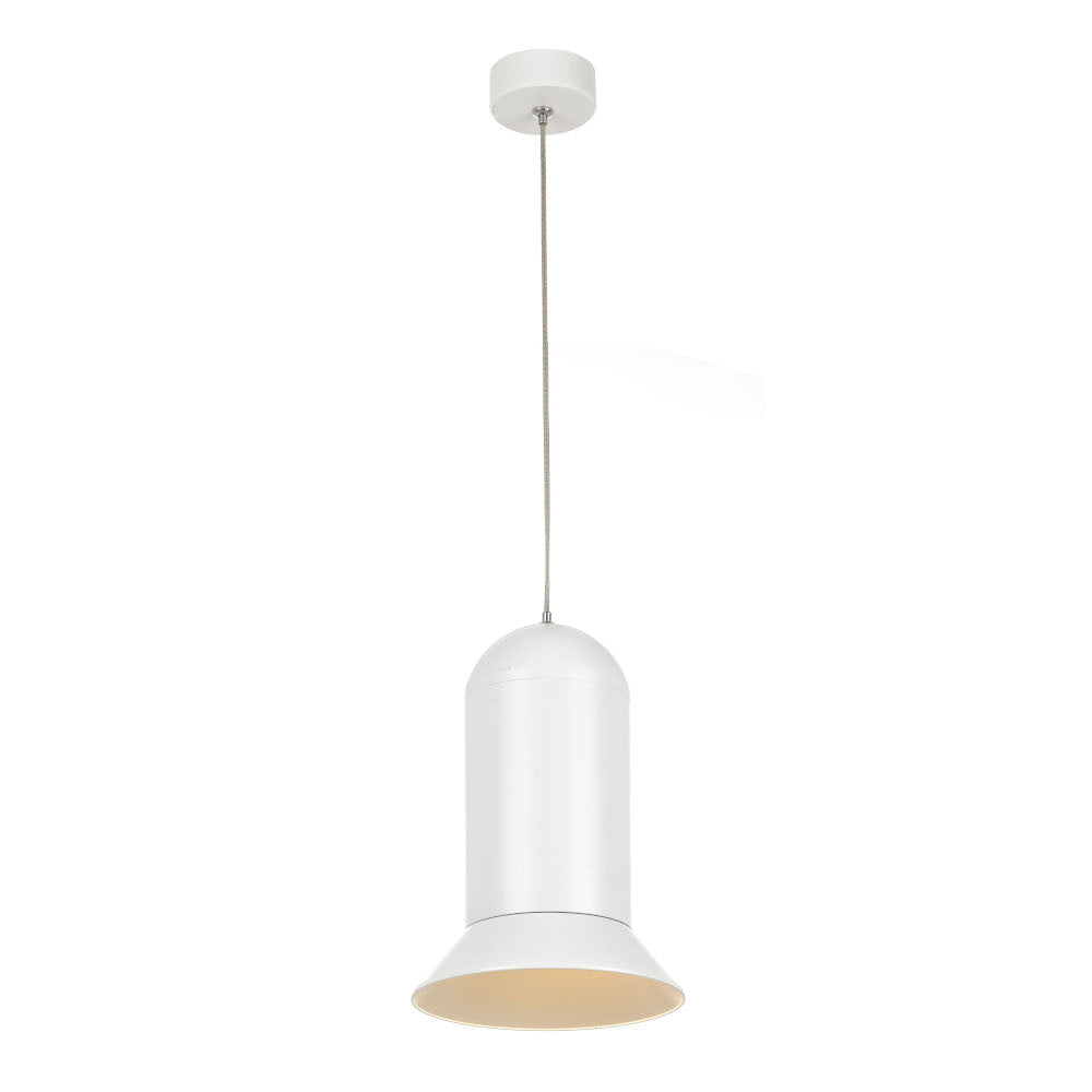 TFS LED PENDANT 20wCOB DIM D:160 H:230 cab2 1600Lm WHITE/WHITE 3000k