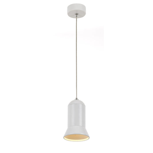 TFS LED PENDANT 10wCOB DIM D:90 H:150 cab2 900Lm WHITE/WHITE 3000k