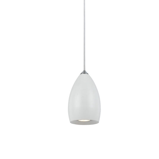 TFS LED PENDANT 6wCOB gu10 D: 100 L: 160 WHITE / WH / CH 3000k