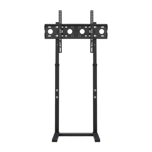 Black Adjustable Free Standing TV Stand with Cable Management for 32-65 Inch Screens