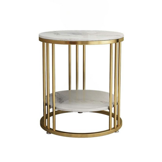 Buy 2-Layer Heavy Duty Marble Side Table Online AU