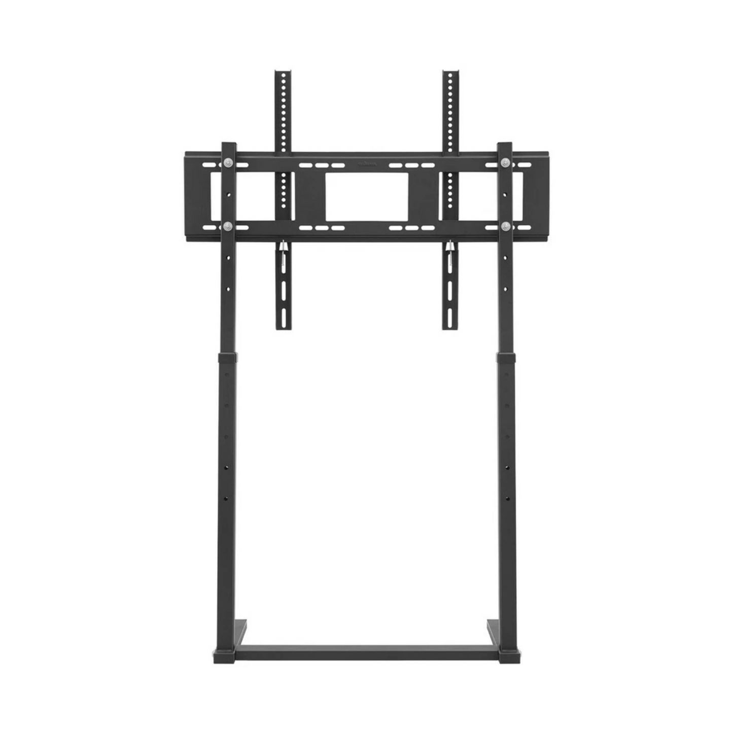 Black 32–100" Flat Screen Floor Stand with Space-Saving Contemporary Base