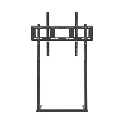 Black 32–100" Flat Screen Floor Stand with Space-Saving Contemporary Base
