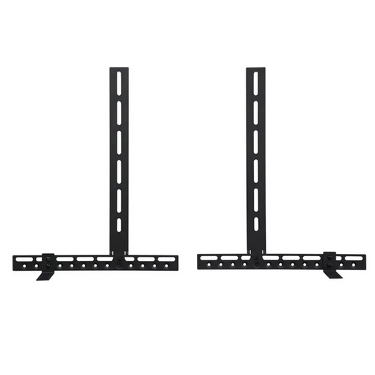 Black Universal Sound Bar Bracket Mount, Fits All TVs and Soundbars with VESA Patterns
