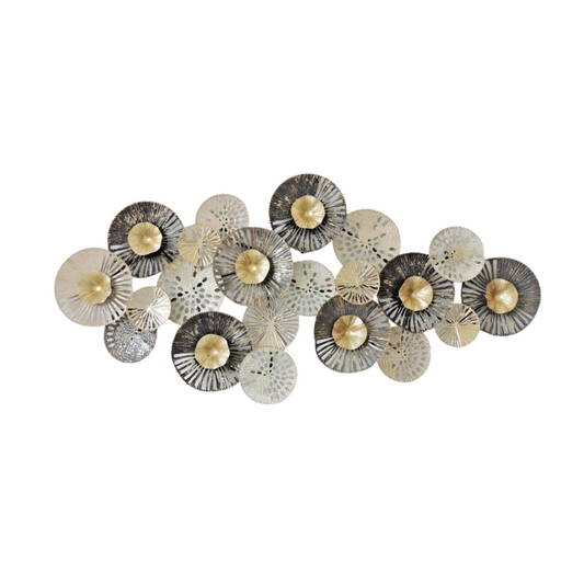 Black and Gold Eye-Catching 165cm Metal Wall Accent for Stylish Room Makeovers