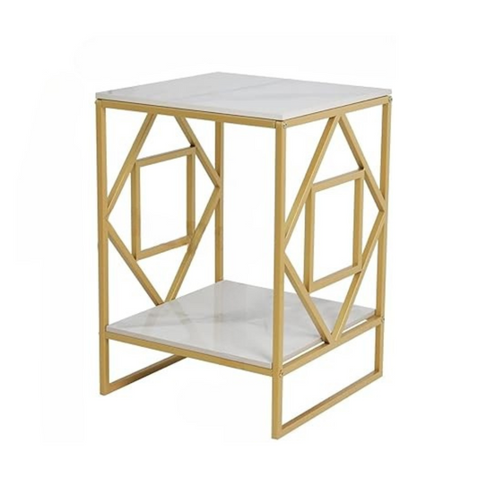 Buy High Gloss Marble Side Table Online in Australia