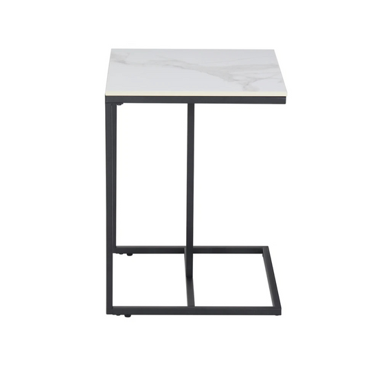 Buy C-Shaped Marble Side Table for Sofa in Australia