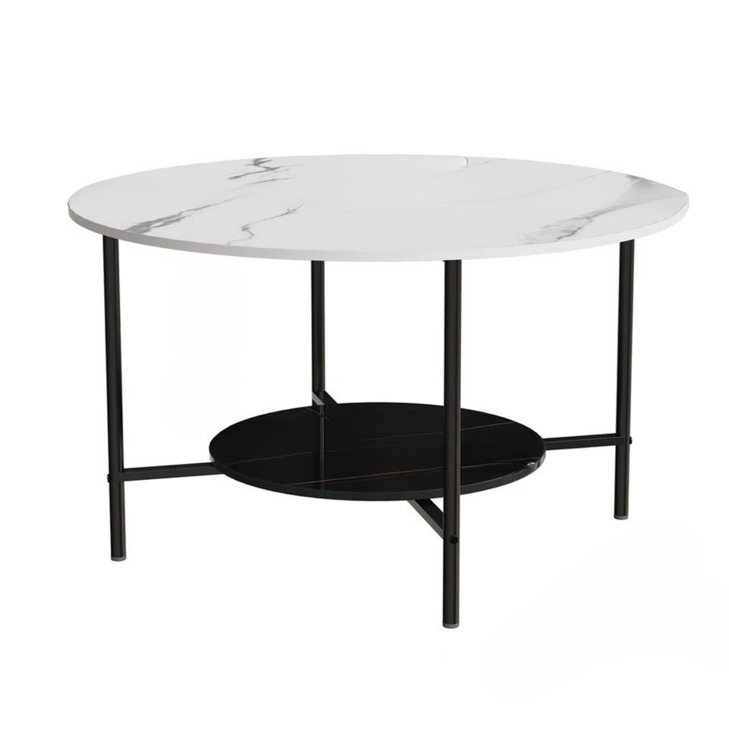 Buy White Marble Round Coffee Table in Australia