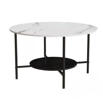 Buy White Marble Round Coffee Table in Australia