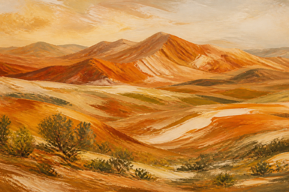 Amber Range horizontal landscape artwork