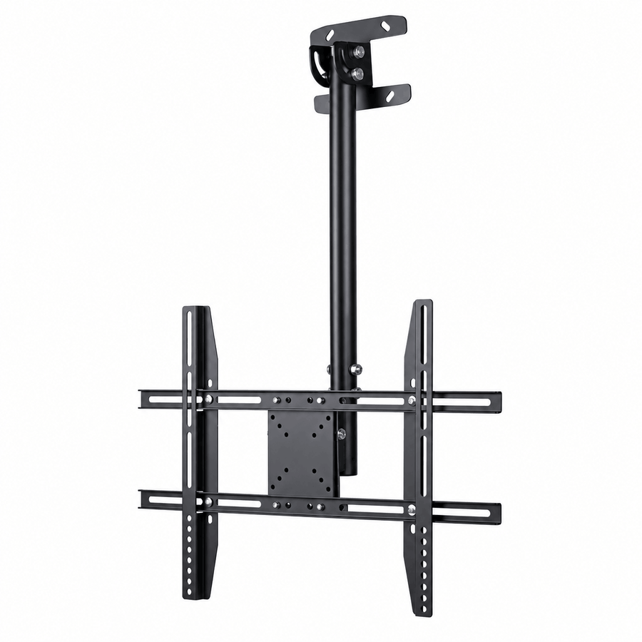 Ceiling TV Mount Bracket with Tilt Swivel and Adjustable Height