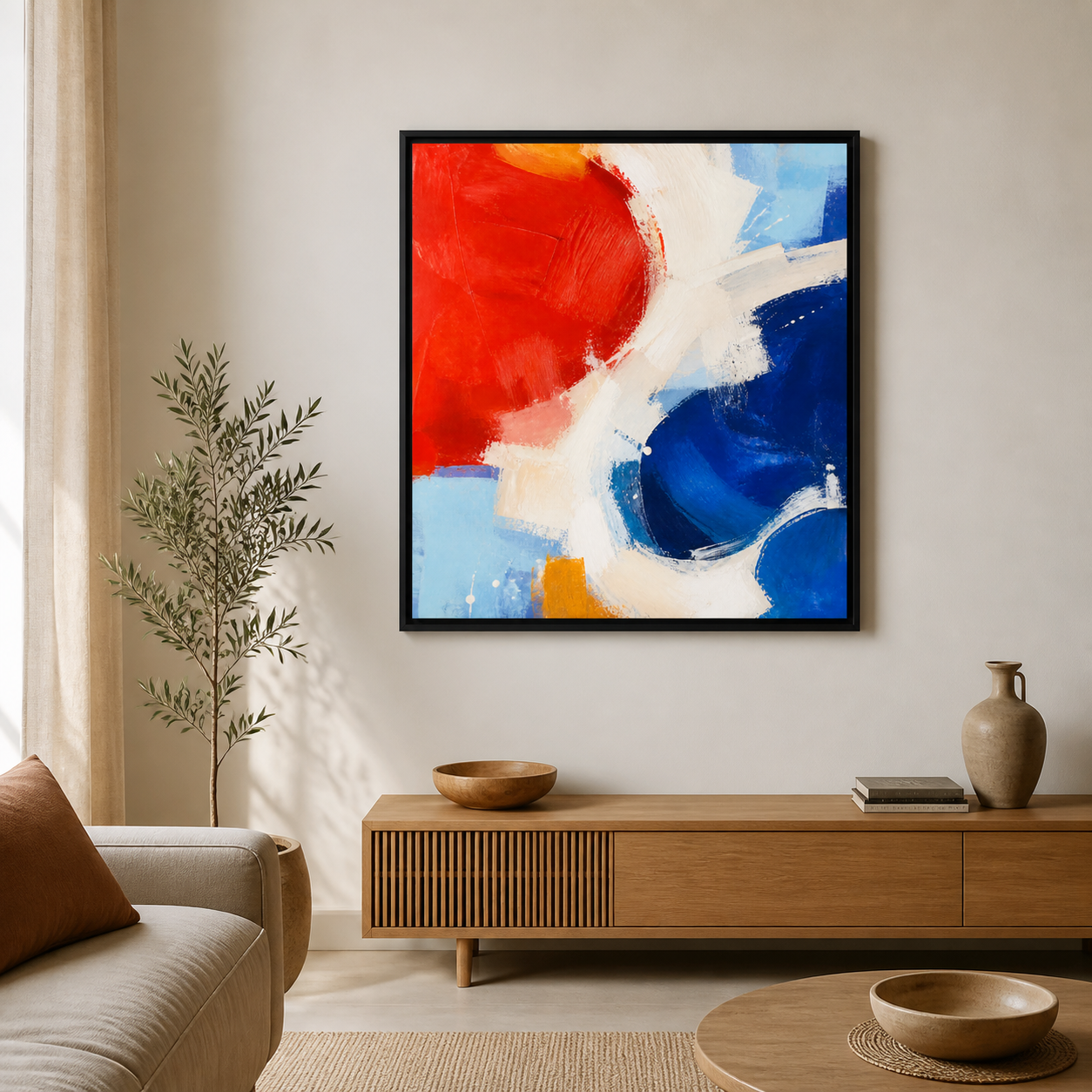 Colour Dialogue black floating frame lifestyle view