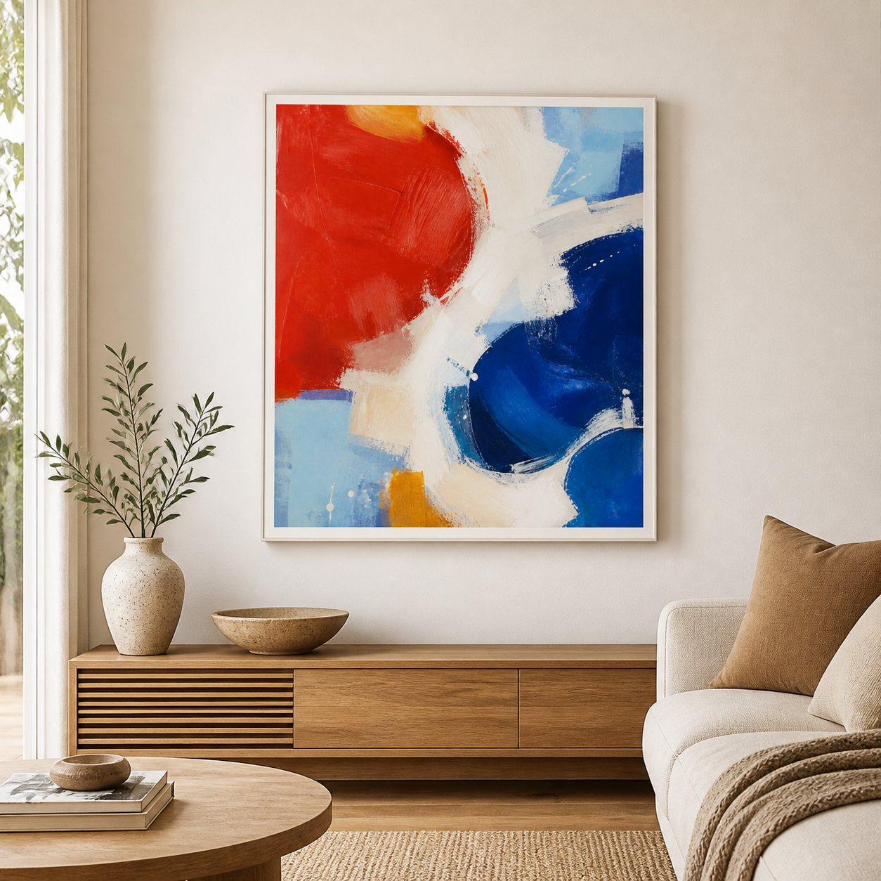 Colour Dialogue white floating frame lifestyle view