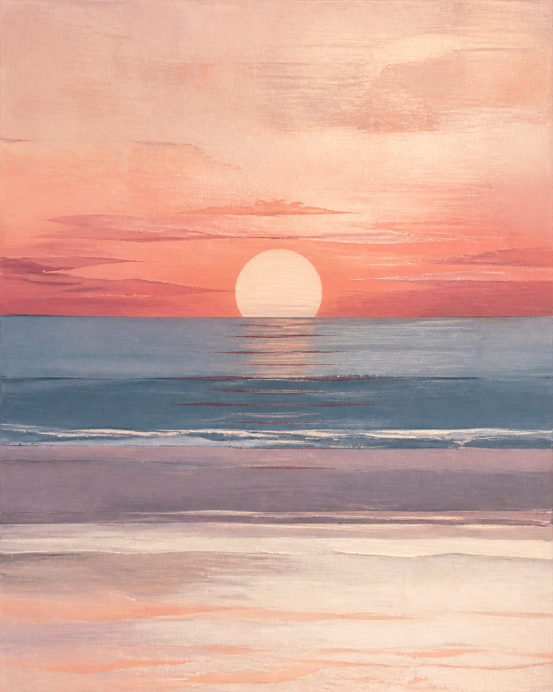 Coral Horizon coastal artwork detail