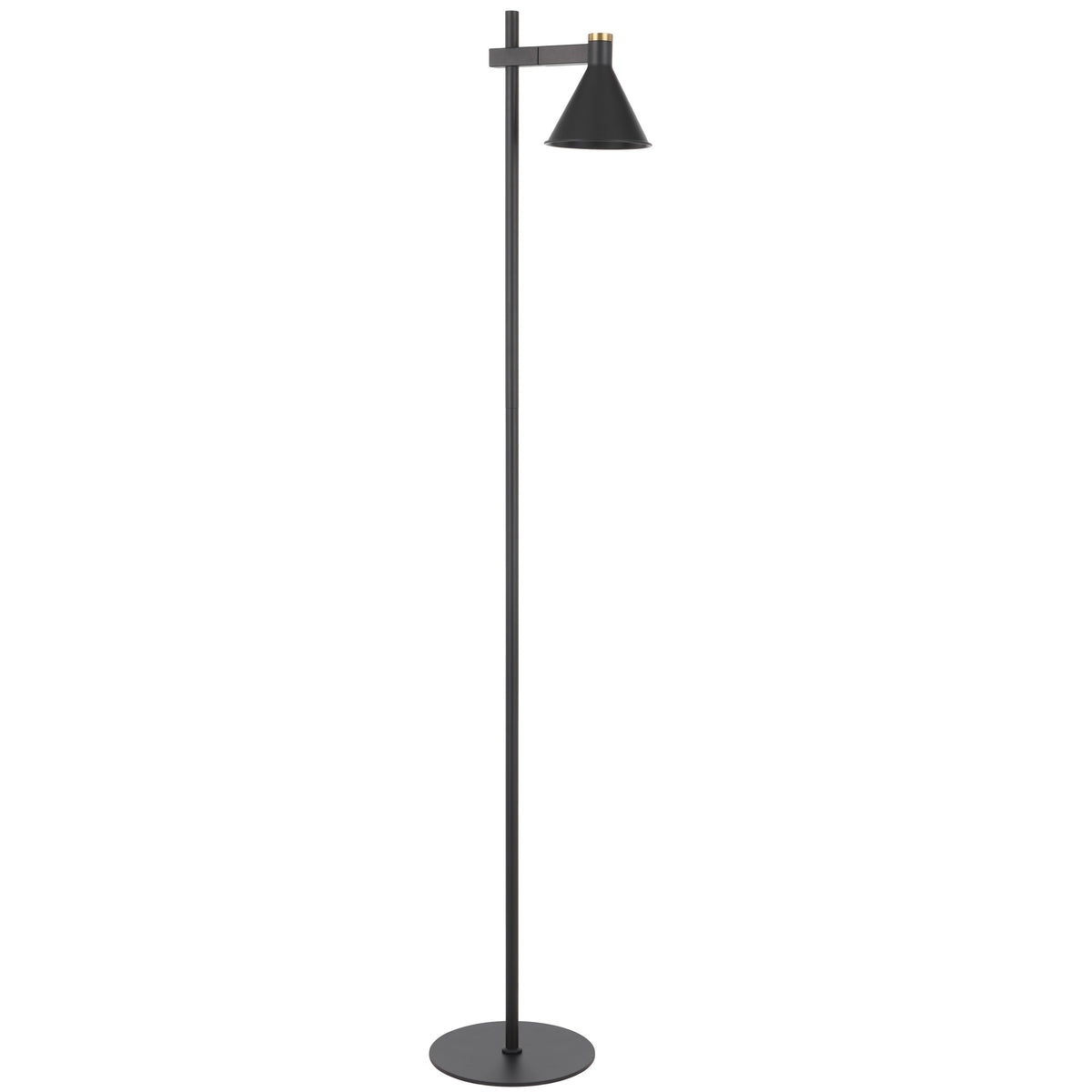 Vitastone TFS FLOOR LAMP 6wGU10max L245 W240 H1500 FOOT SWT / BLACK SAND
