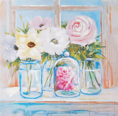Bouquet in vase HandPainting Picture
