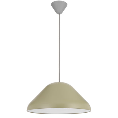 TFS 44CM PENDANT 25wE27max D440 H195 CAB 2M GREEN SATIN