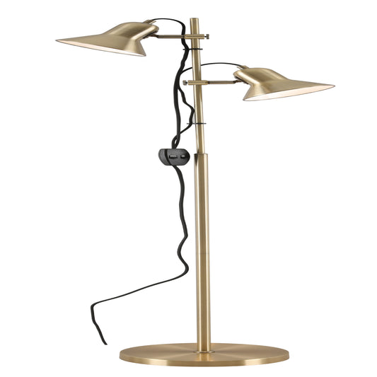 TFS 2 FLOOR LAMP 2*6wGU10 max H1530 D230 ANT. BRASS