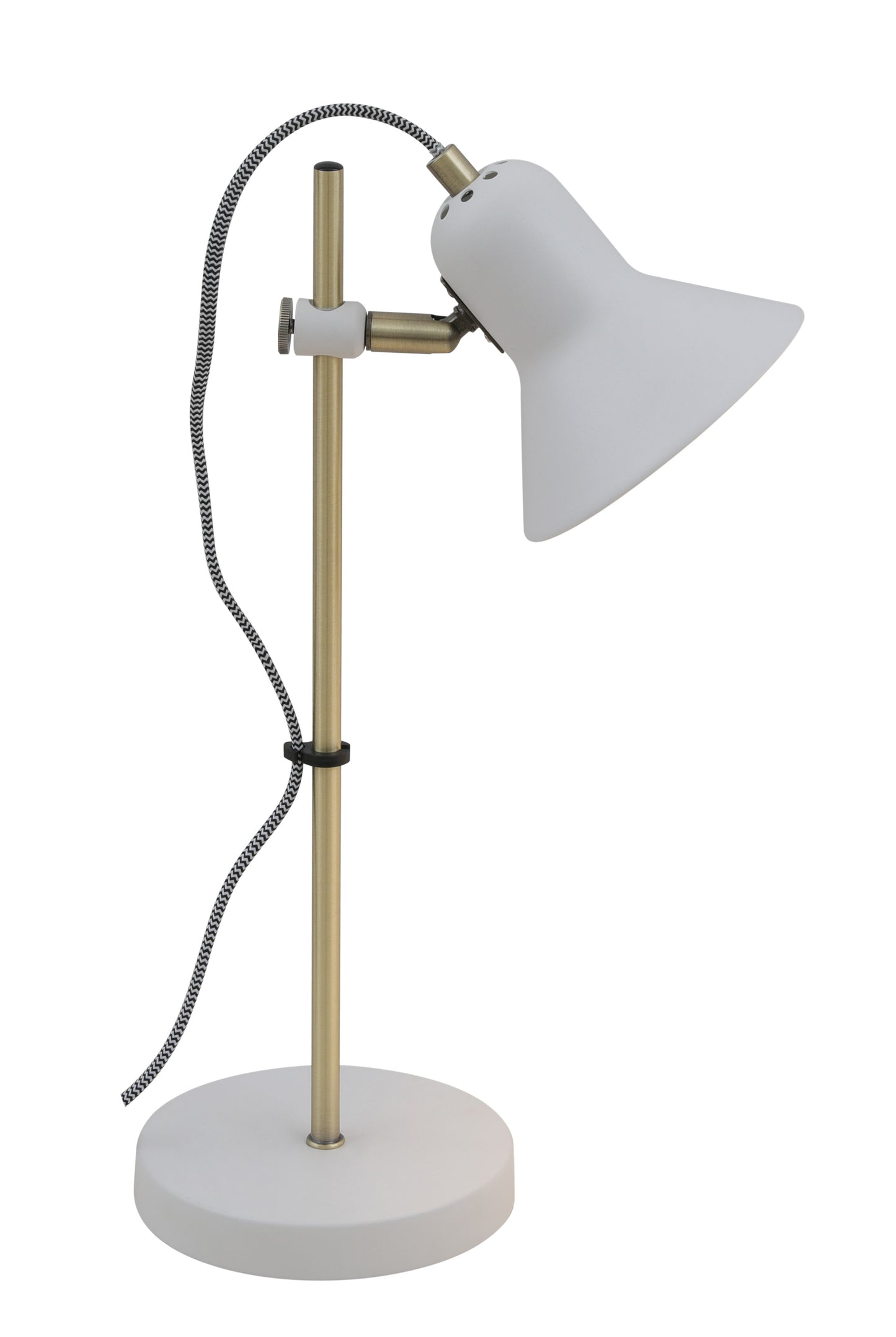 TFS TABLE LAMP 6wGU10 max H420 D150 WHITE / AB