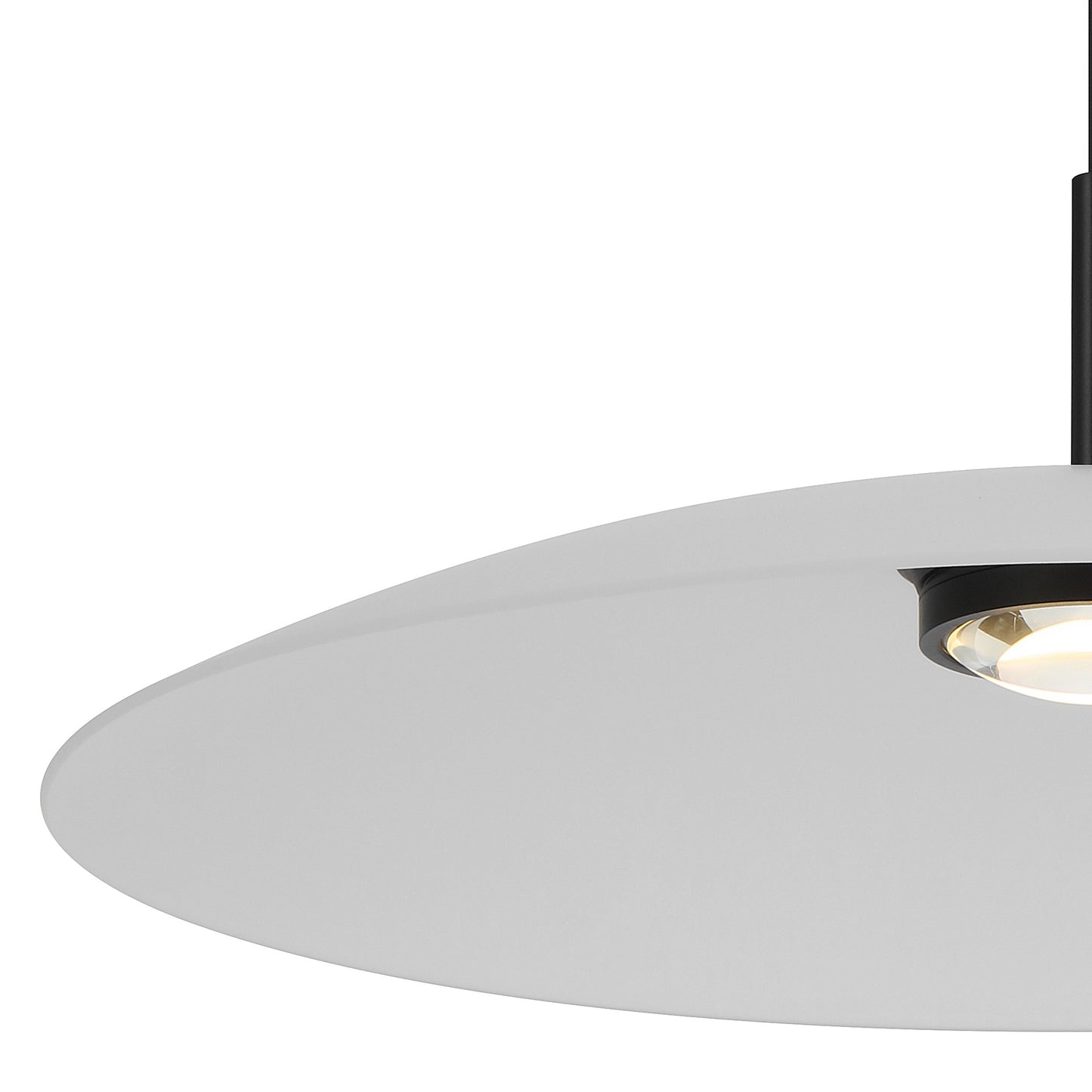 Rivashade TFS PENDANT 2x6wLED nonDIM 3000K D:600 cab.2m BLACK MATT/ FROST