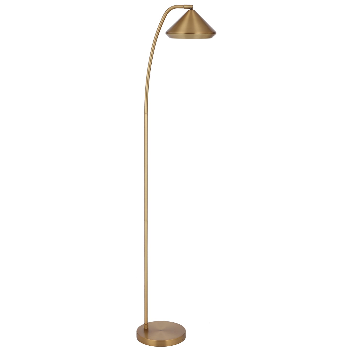 TFS FLOOR LAMP 6wG9max L310 W200 H1380 foot switch YELLOW BRASS
