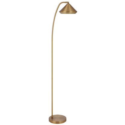 TFS FLOOR LAMP 6wG9max L310 W200 H1380 foot switch YELLOW BRASS