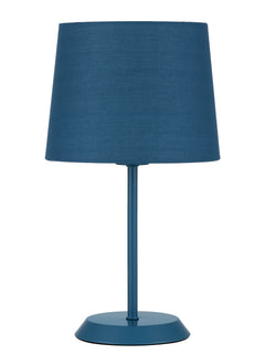 TFS TABLE LAMP 25wE27max H:400 D:225 BLUE/BLUE Inline Switch