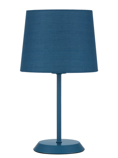 TFS TABLE LAMP 25wE27max H:400 D:225 BLUE/BLUE Inline Switch