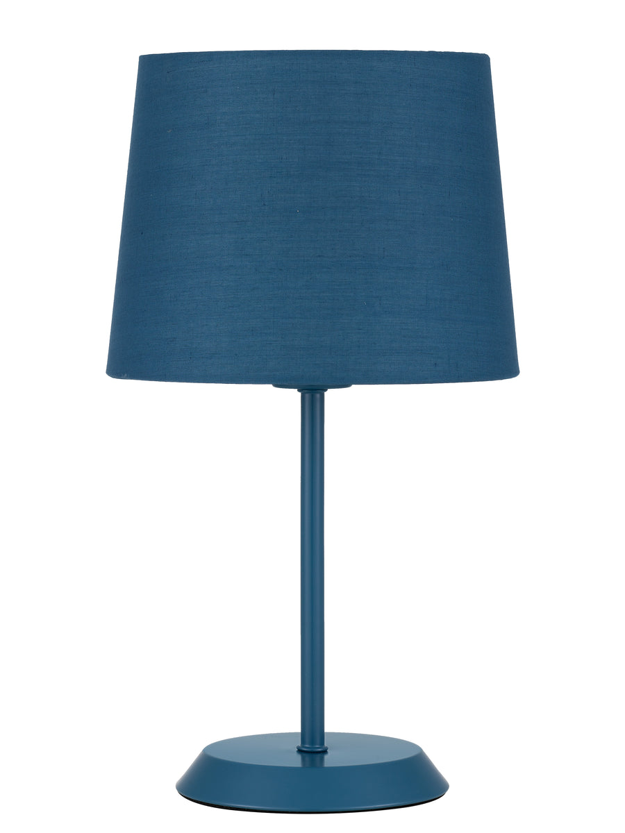 TFS TABLE LAMP 25wE27max H:400 D:225 BLUE/BLUE Inline Switch