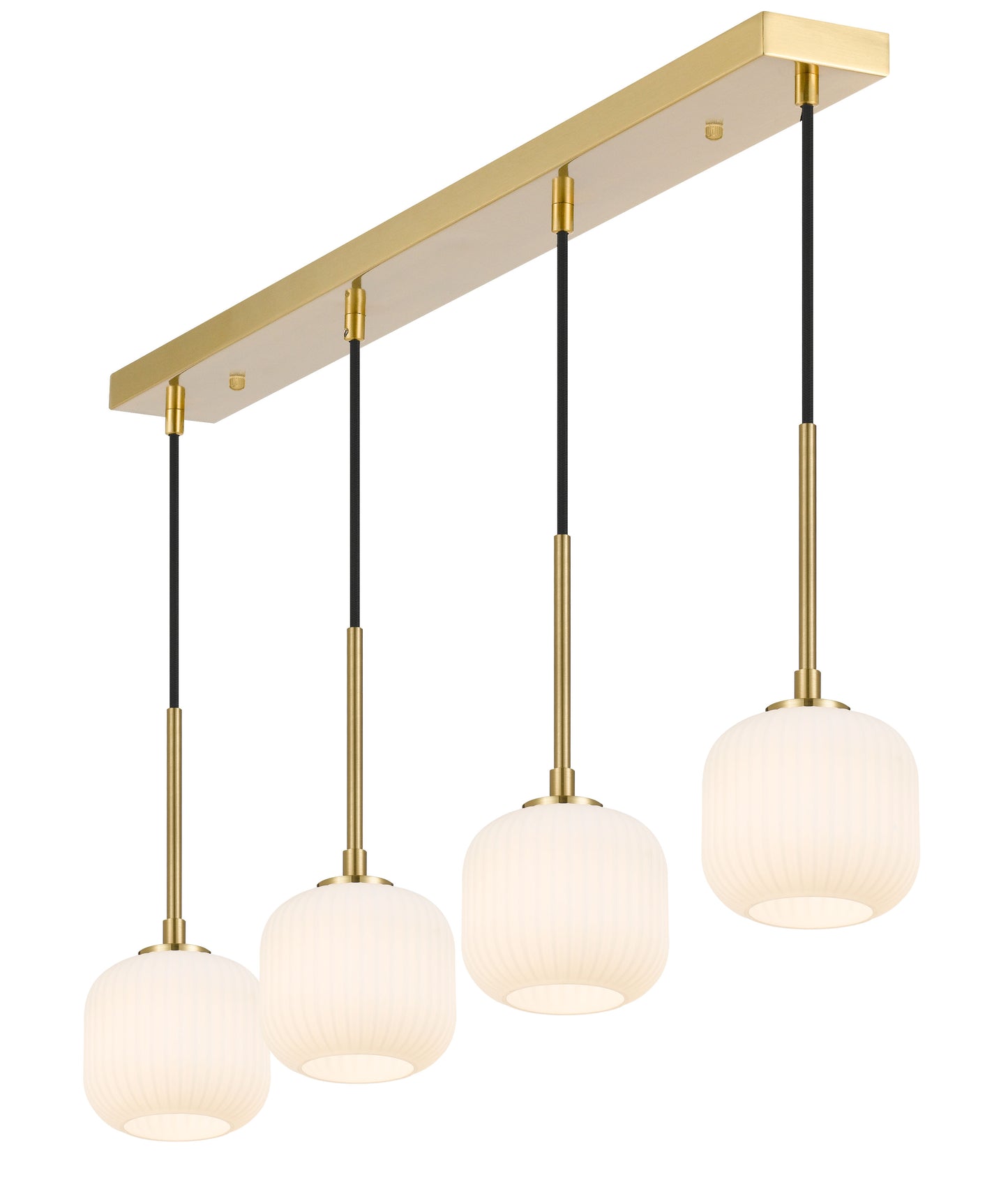 TFS 4 PENDANT 4*3wG9 NON-DIM L900D110cab2.0 ANT.GOLD / OPAL MATT / 3000K