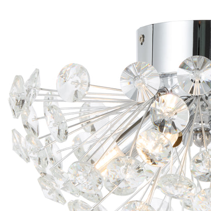 TFS 4LT CTC 4x6wG9max D:300 H:190 CRYSTAL H:110 CHROME / CLEAR