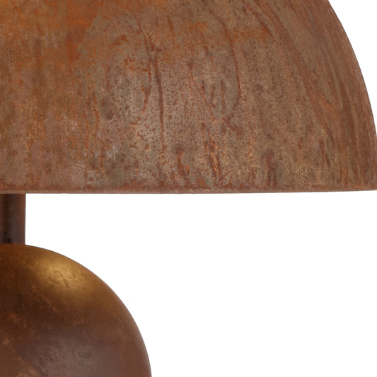TFS H46 TABLE LAMP 2x25wE27max D:300 H:465 inline swtch RUST