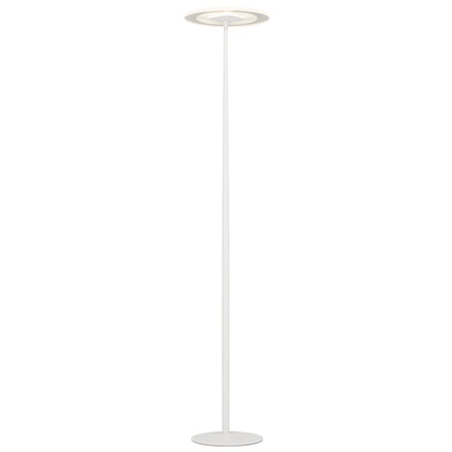 TFS LED FLOOR LAMP 12wLED 3CCT DIM 1800LM H1550 D350 footswth WHITE SAND