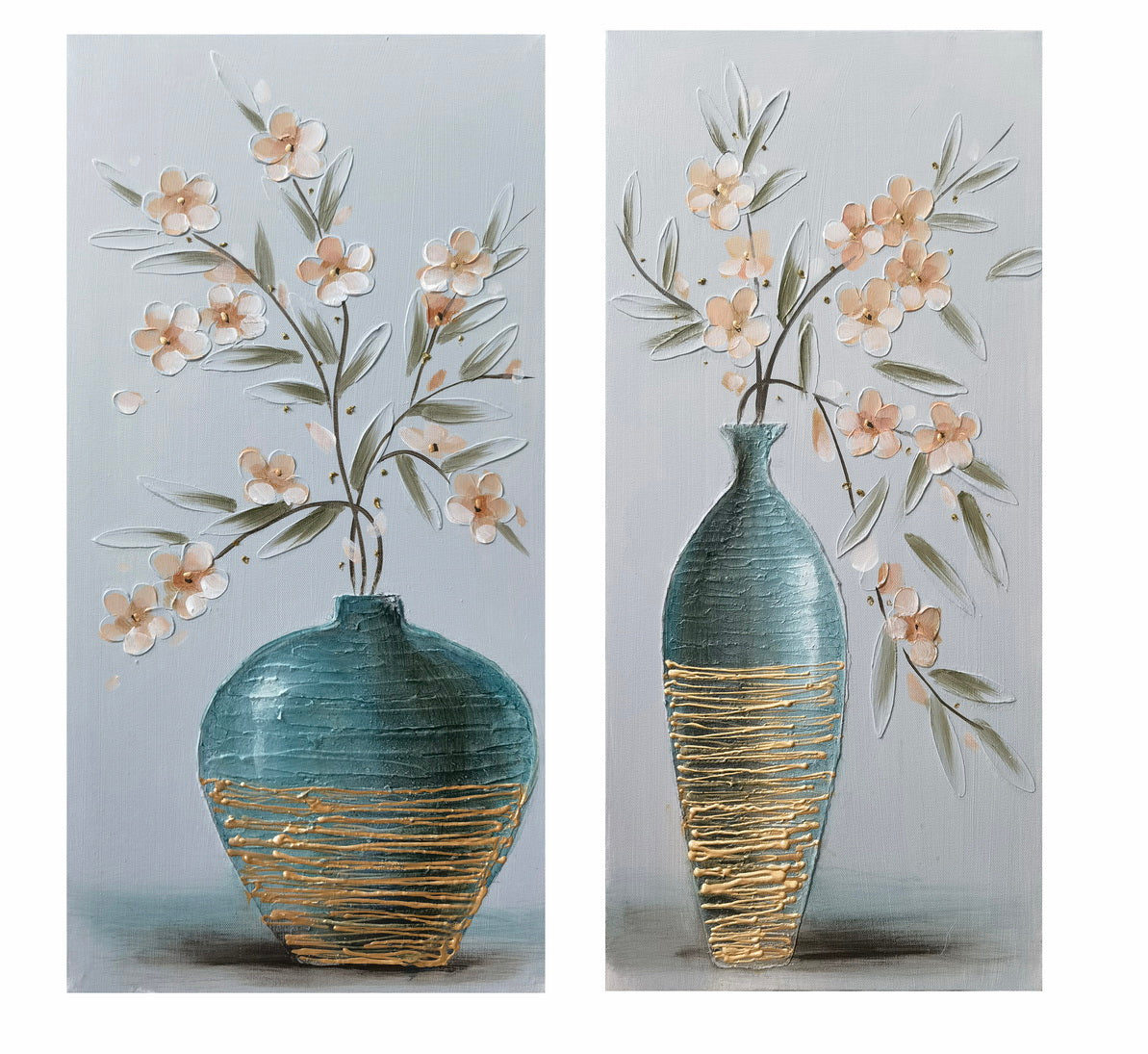 Flowers in vase Hand Painting Picture