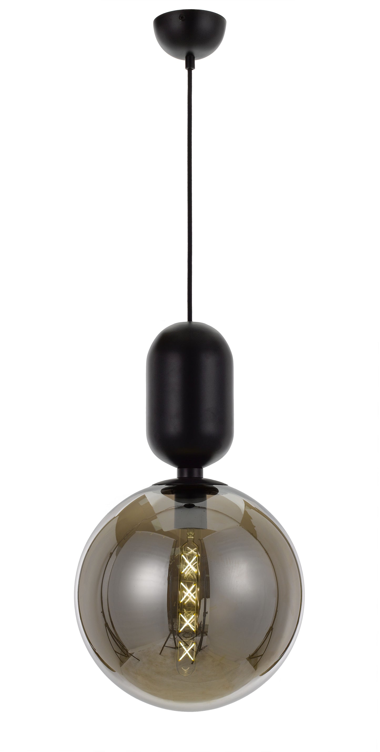 TFS 30 PENDANT 25wE27max D:300 H:500 cab2.0 BLACK/SMOKE