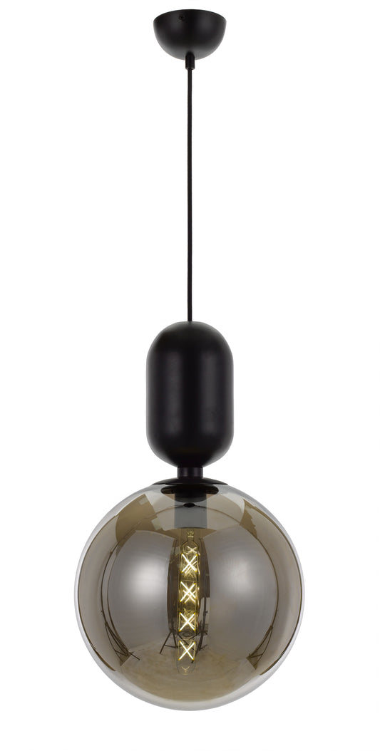 TFS 30 PENDANT 25wE27max D:300 H:500 cab2.0 BLACK/SMOKE