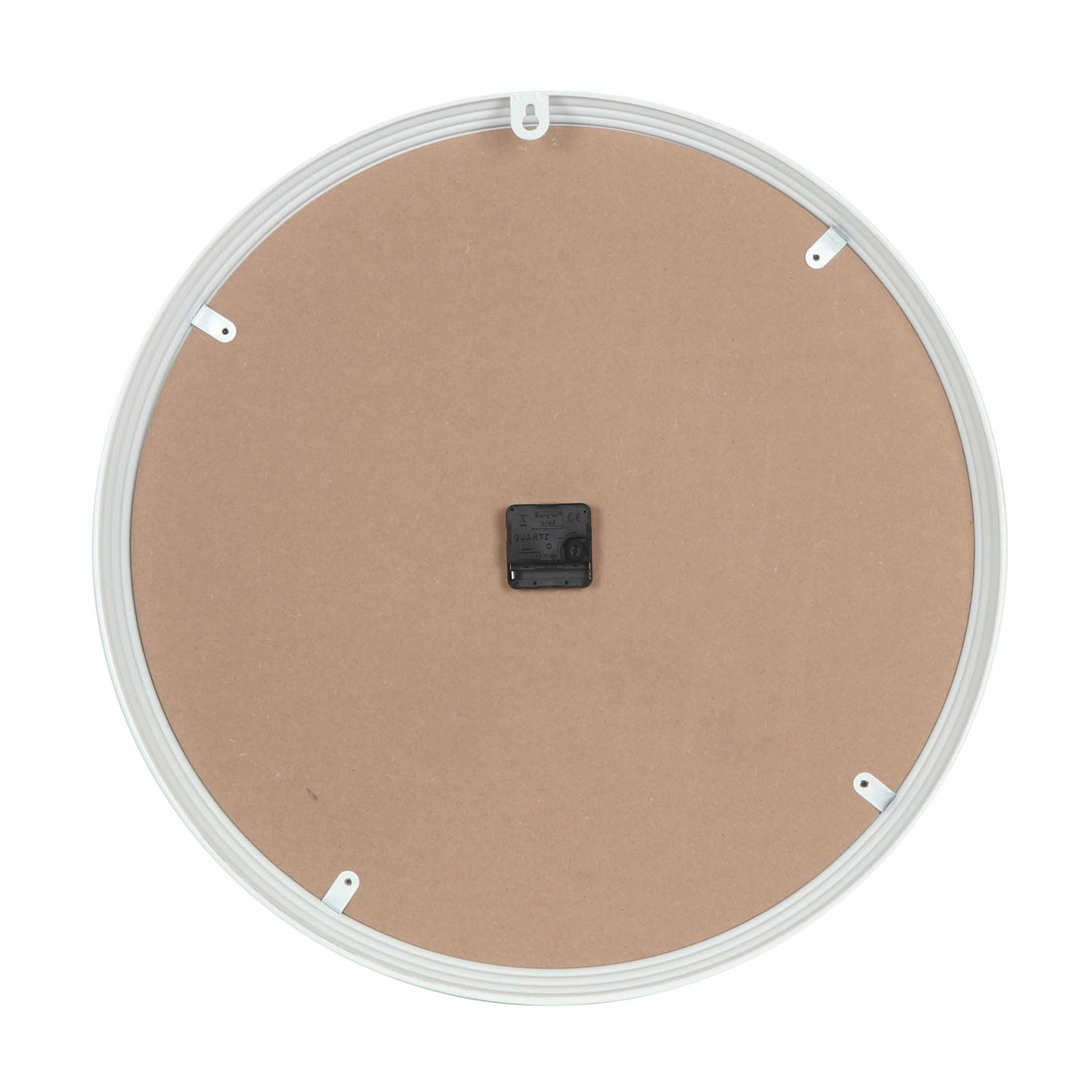 Metal White Kensington Station Wall Clock