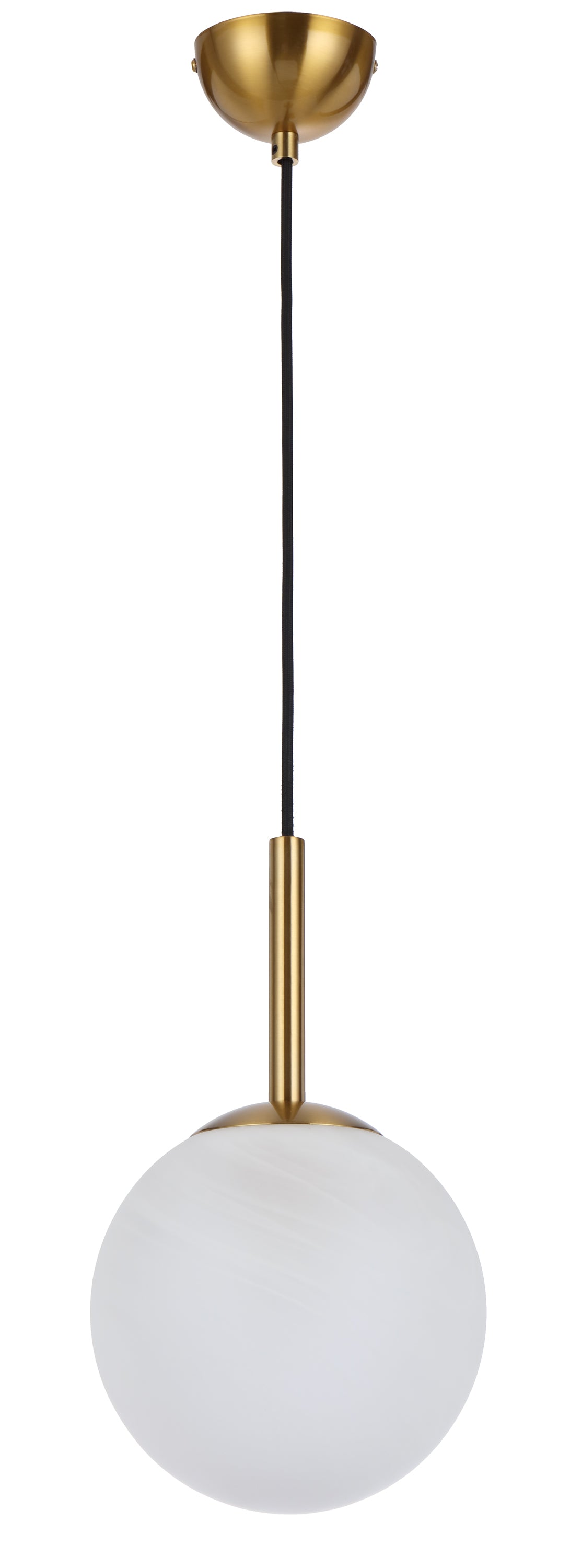 TFS 8 PENDANT 25w E27 D:200 CAB:2m ANTI GOLD / ALABASTRO