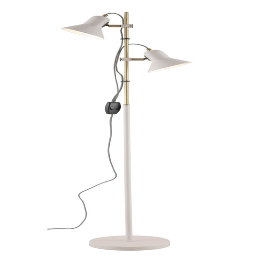 TFS 2 FLOOR LAMP 2*6wGU10 max H1530 D230 WHITE / AB