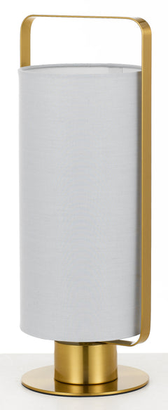 TFS TABLE LAMP 25wE27max H450 D160 GREY + ANT.GOLD