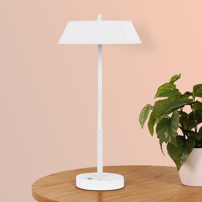 TFS TABLE LAMP 7w LED 3 WAY TOUCH SWITCH H:425 D:220 WHITE/SILVER 3000K 580Lm