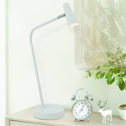 TFS TABLE LAMP 3wLED 3000K 3 STEP TOUCH SWITCH DIM 368Lm 140x310x490 OFF-WHITE