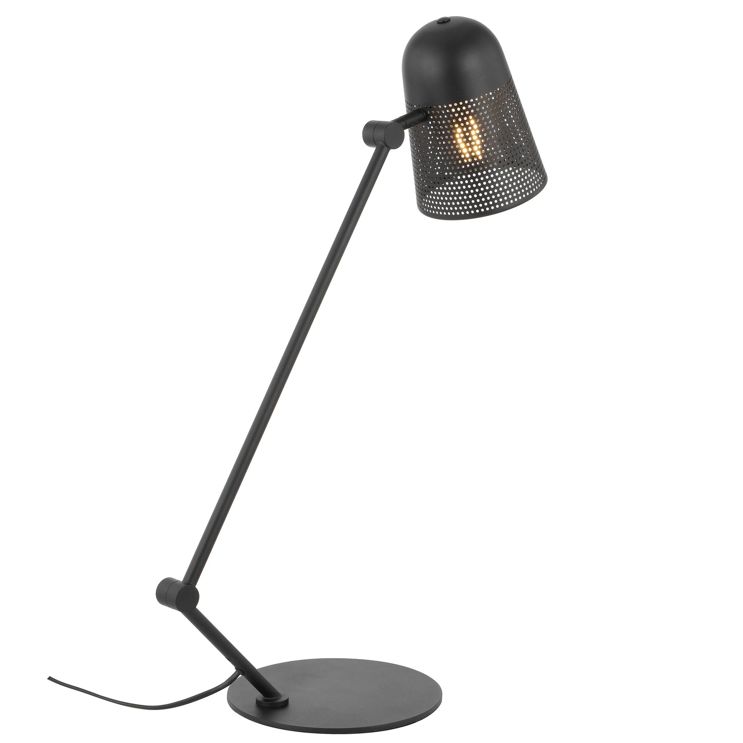 TFS TABLE LAMP 25wE27 max D200 H650 INLINE SWITCH BLACK