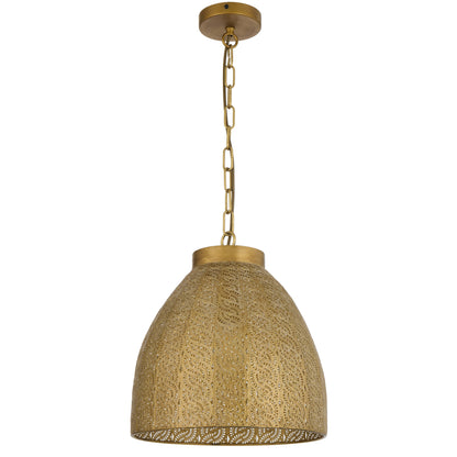 TFS PENDANT 25wE27max D350 H370 chain 2m cab. brown ANTIQUE BRASS