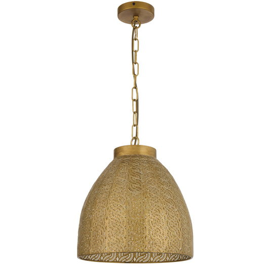 TFS PENDANT 25wE27max D350 H370 chain 2m cab. brown ANTIQUE BRASS